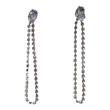 SILVER DANGLING EARRING