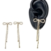 GOLD BOW EARRING