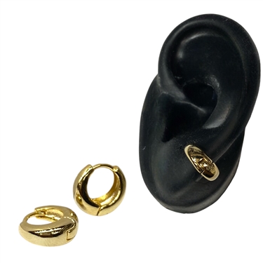 GOLD HUGGIE EARRING