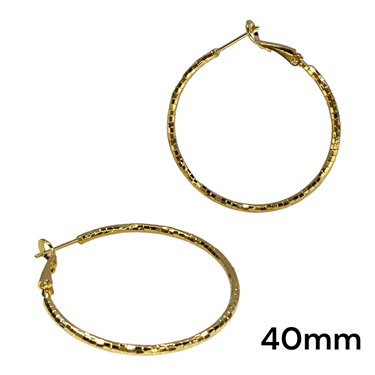 GOLD THIN HOOP
