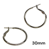 SILVER THIN HOOPS