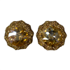 TOPAZ BIG STUD EARRING