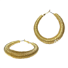 GOLD TONED WIRED HOOPS