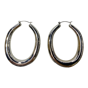 SILVER HOOPS