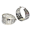 SILVER HOOPS