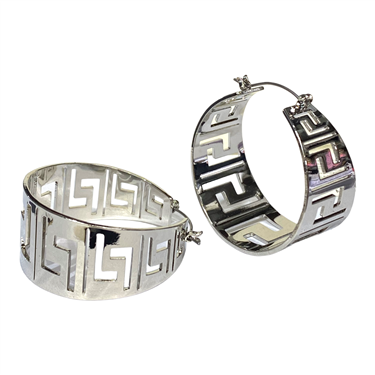 SILVER HOOPS