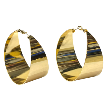 GOLD THICK HOOPS
