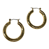 GOLD SMALL HOLLOW HOOP