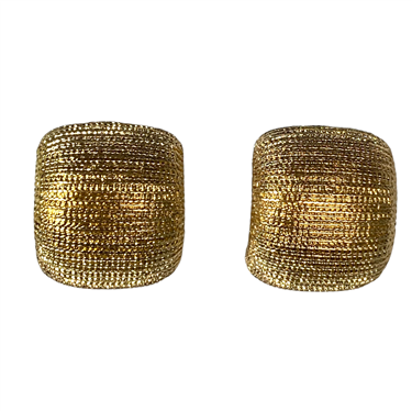 GOLD SEASHELL EARRING