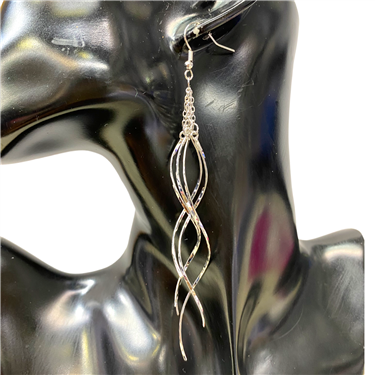 SILVER DANGLING EARRING