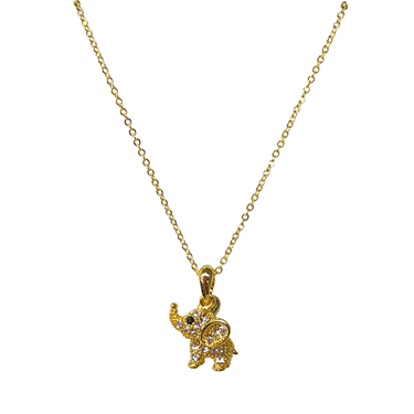 GOLD ELEPHANT NECKLACE