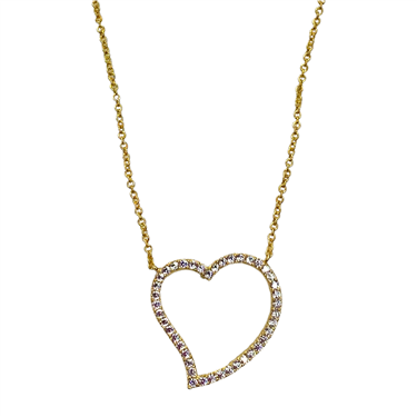 GOLD HEART NECKLACE