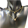 GOLD DOUBLE NECKLACE