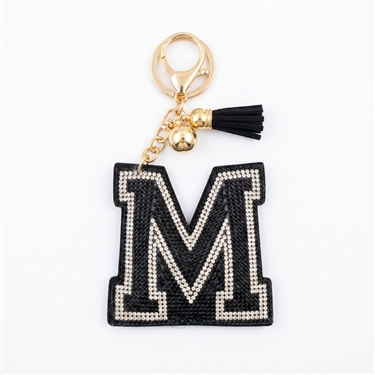 Letter M Keychain
