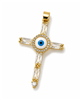 Evil Eye Cross Pendant