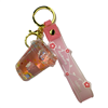 PEACH LIQUID KEYCHAIN