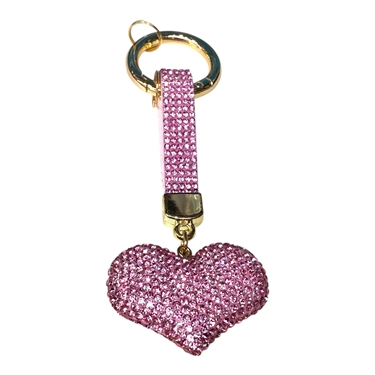 PINK HEART KEYCHAIN