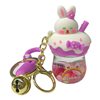 PURPLE RABBIT KEYCHAIN