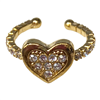 GOLD HEART TOE RING