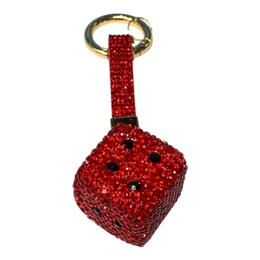 RED DICE KEYCHAIN