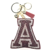 RED LETTER A KEYCHAIN