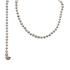 WHITE PEAL NECKLACE SET