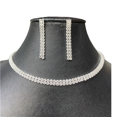 SILVER RHINESTOEB