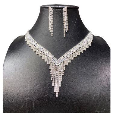 SILVER NECKLACE SET