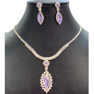 LAVANDER NECKLACE SET