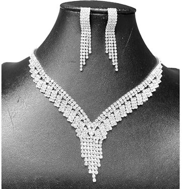 SILVER NECKLACE SET