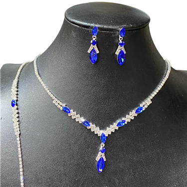 ROYAL BLUE NECKLACE SET