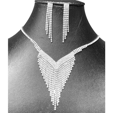 SILVER NECKLACE SET