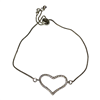 SILVER HEART BRACELET