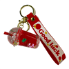 STRAWBERRY LIQUID KEYCHAIN