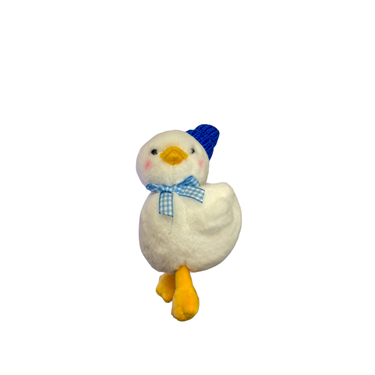 WHITE DUCK KEYCHAIN