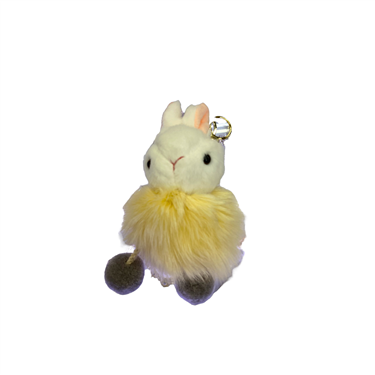 YELLOW BUNNY KEYCHAIN