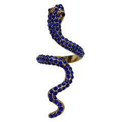 BLUE SNAKE RING