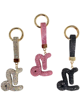 BLING ZODIAC SIGN KEYCHAIN