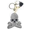 WHITE SKELETON KEYCHAIN