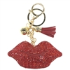 red lips keychain