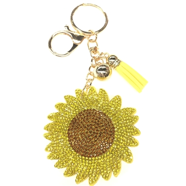 SUNFLOWER KEYCHAIN