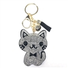 WHITE CAT KEYCHAIN ANIMAL