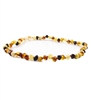 The Amber Monkey 14-15 inch Baroque Baltic Amber Necklace - Raw Multi