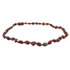 The Amber Monkey Baltic Amber 14-15 inch Necklace - Raw Chestnut Bean