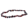 The Amber Monkey Polished Baroque Baltic Amber 12-13 inch Necklace - Chestnut POP