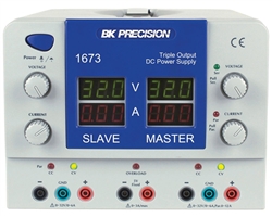 BK Precision 1672 Triple Output Quad Disp. DC Sply ((2) 0-32V), 0-3A/(1) 5V3A)