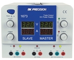 BK Precision 1673 Triple Output Quad Display DC Power Supply ((2) 0-32V, 0-6A/
