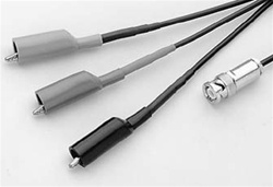 Keithley 237-ALG-2 Low Noise Triax Cable, 3-Slot Triax to Alligator Clips, 2m (6.6 ft.)