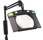 Aven 26505-ESD Magnifying Lamp, Mighty Mag, Black (Discontinued)
