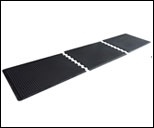 Transforming Technologies FM53X4EP ComfortDome Conductive Anti-fatigue ruuner, 3’x 4’, interlock, end piece
